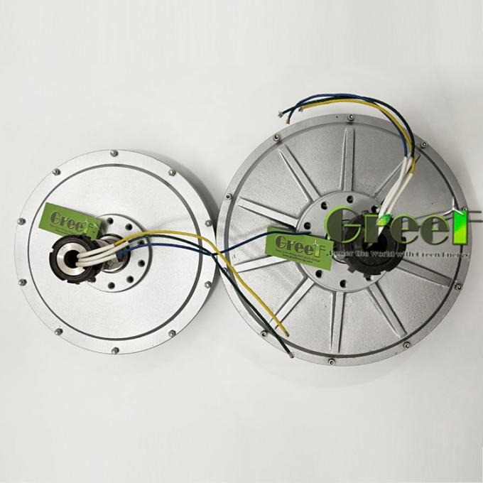 코어리스 축 방향 자속 영구 자석 발전기 3상 전기 발전, 3년 보증 2