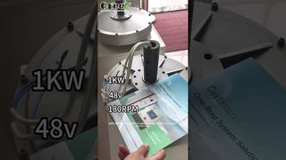 1KW 비교 영상#GREEF #greenenergy #renewableenergy #cleanenergy #axisfluxcorelessgenerator