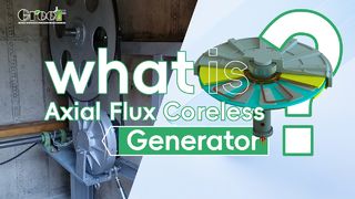 한 문단으로 설명 Axial Flux Coreless Generator
