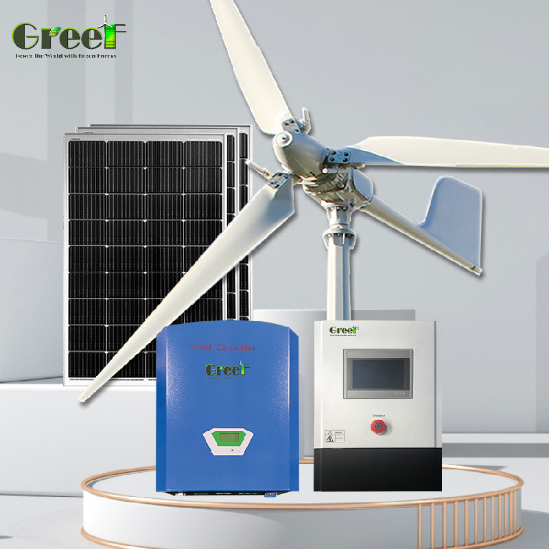 SWT 5kw 10kw 피치 제어 풍력 터빈 친환경 에너지 시스템을위한 홈 LiFePO4 배터리
