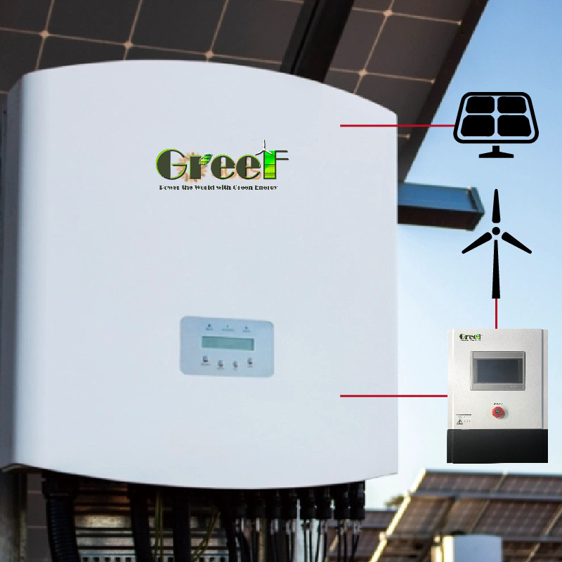 LCD 녹색 에너지 / 1 기드 태양 전지 패널 1 ~ 100kW 전력 3 년 보증 기간