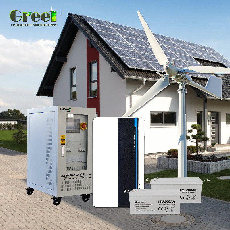 5kW 로드 파워 소형 오프 그리드 태양광 발전 시스템 PWM 충전 컨트롤러 포함
