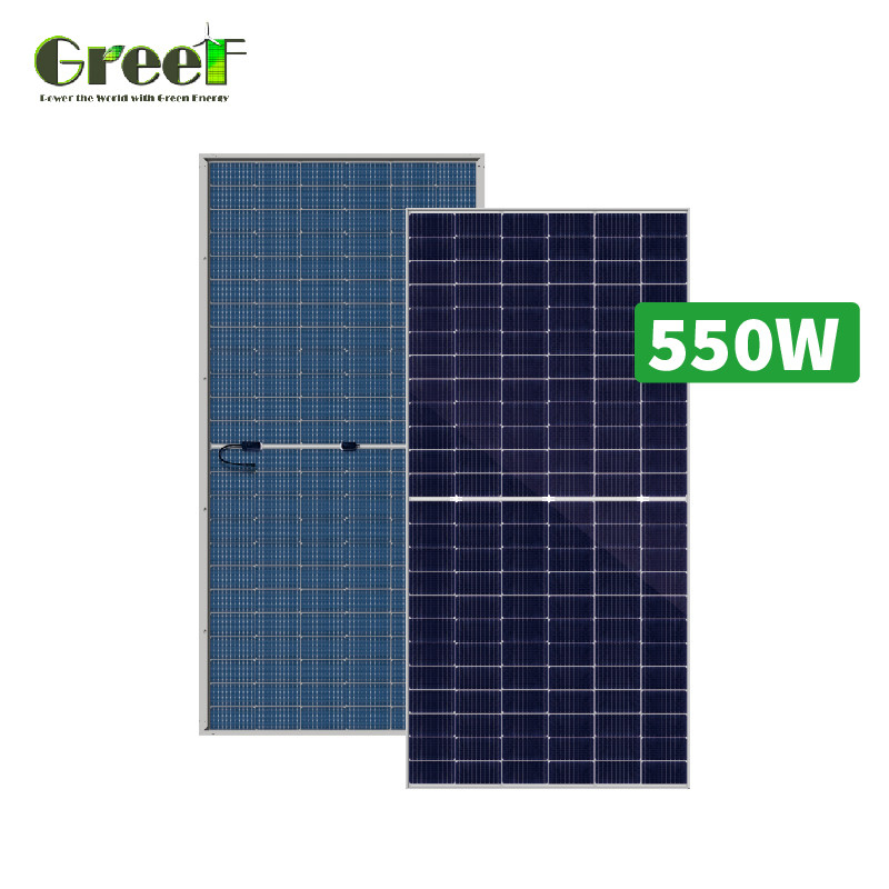실시간 모니터링 그리드 묶음 태양 전지 시스템 1kW-100kW 용량 모노 크리스탈린 패널
