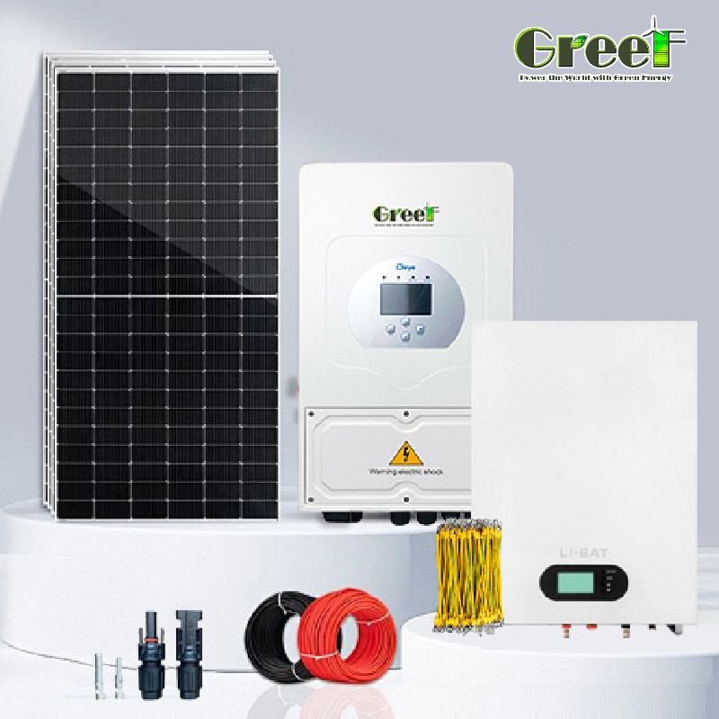 8Kw-10Kw 순수 시노파 하이브리드 태양 시스템 110/220V 출력 전압