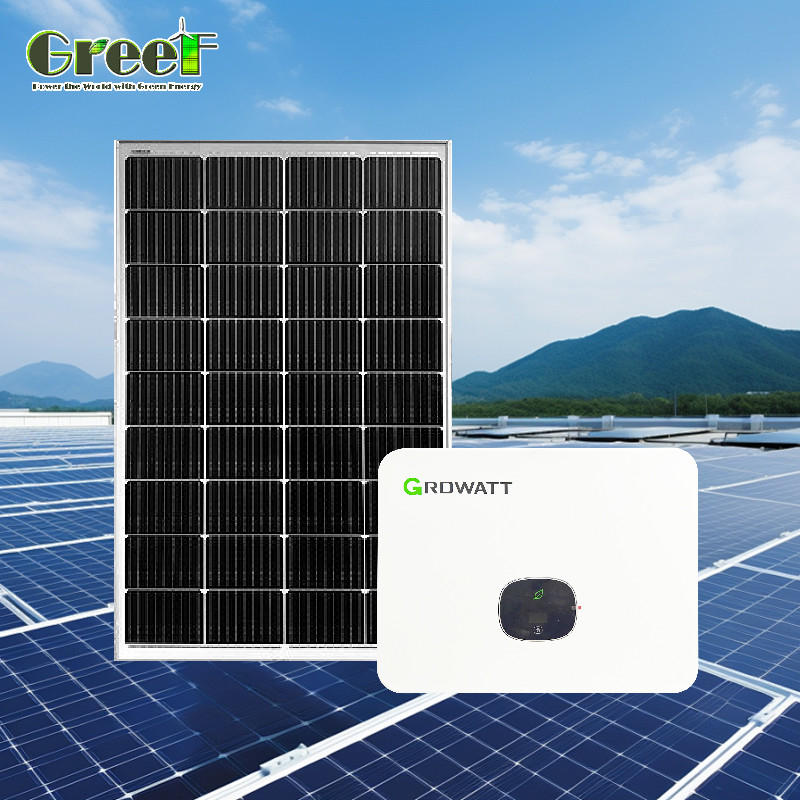 LCD 디스플레이 5kW PV 태양 시스템 5000W 로드 파워 하이브리드 태양 시스템 원격 제어