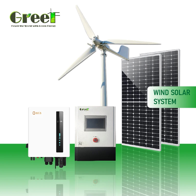 상향풍 요잉 피치 제어 3상 영구 AC 자석 발전기 5KW 고출력 발전 효율 풍력 터빈