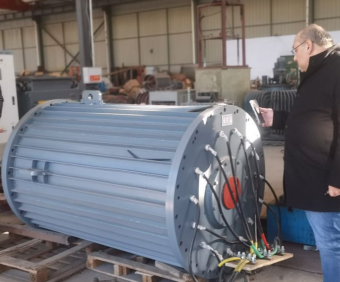 100KW 저회속 영구 자석 대전기 500KW 전력 발전기 파동 에너지 PMG 인버터