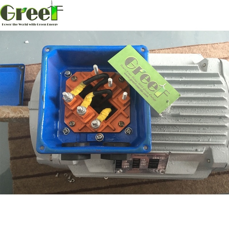 수평 및 수직 샤프트형 영구 자석 발전기 정격 출력 0.5kW-5000kW (산업용)
