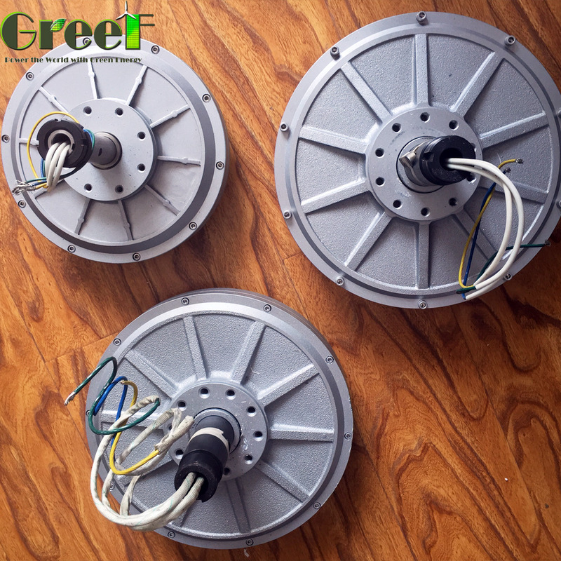 10kw 알루미늄 합금 블레이드 SKF 베어링 영구 자석 발전기 F/H 절연 등급