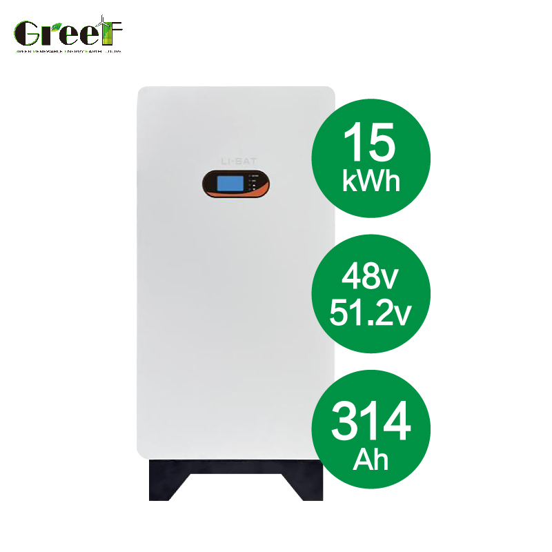15kWh 소규모 상업용 가정용 에너지 저장 48V 리?? 배터리 태양 시스템용 내구성 있는 장기간 지속 가능한 전력 공급원 풍력 터빈 시스템