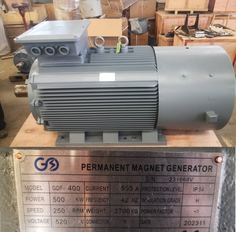3단계 220V 380V 저속 PM 발전기 50KW 200KW