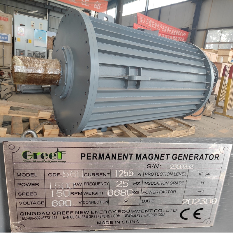 3단계 220V 380V 저속 PM 발전기 50KW 200KW