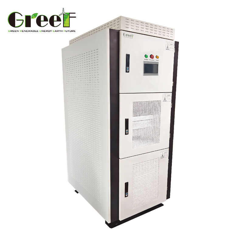 50 Hz 60 Hz 출력 주파수 온 그리드 컨트롤러 240-550 V DC 입력 전압 범위 및 지속 가능한 에너지 시스템을 위한 LCD SMART 터치 스크린