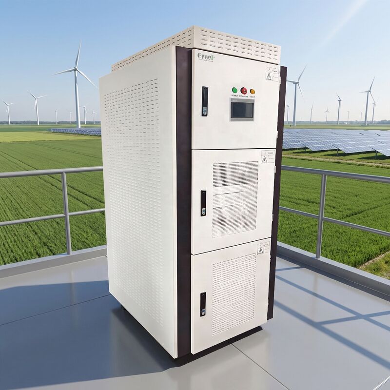 350-450V DC 입력 전압 범위, 최대 95% 효율 및 LCD 터치 스크린 디스플레이를 갖춘 온 그리드 컨트롤러