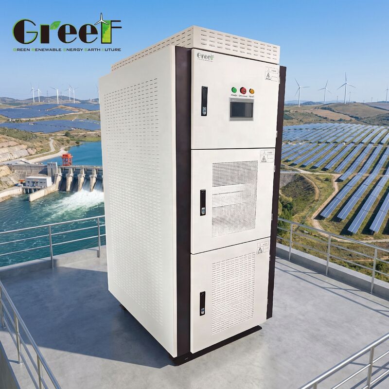 AC 전압 작동 범위 150V-550V의 그리드 컨트롤러에서 접지 고장 모니터링, 태양광 에너지 통합용으로 설계됨