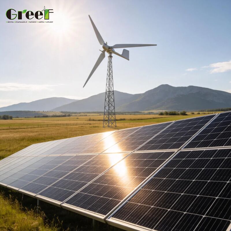 MPPT 컨트롤러, RS485/CAN/USB 인터페이스 및 95% 효율성을 갖춘 상업용 하이브리드 태양광 시스템 (전력 솔루션용)