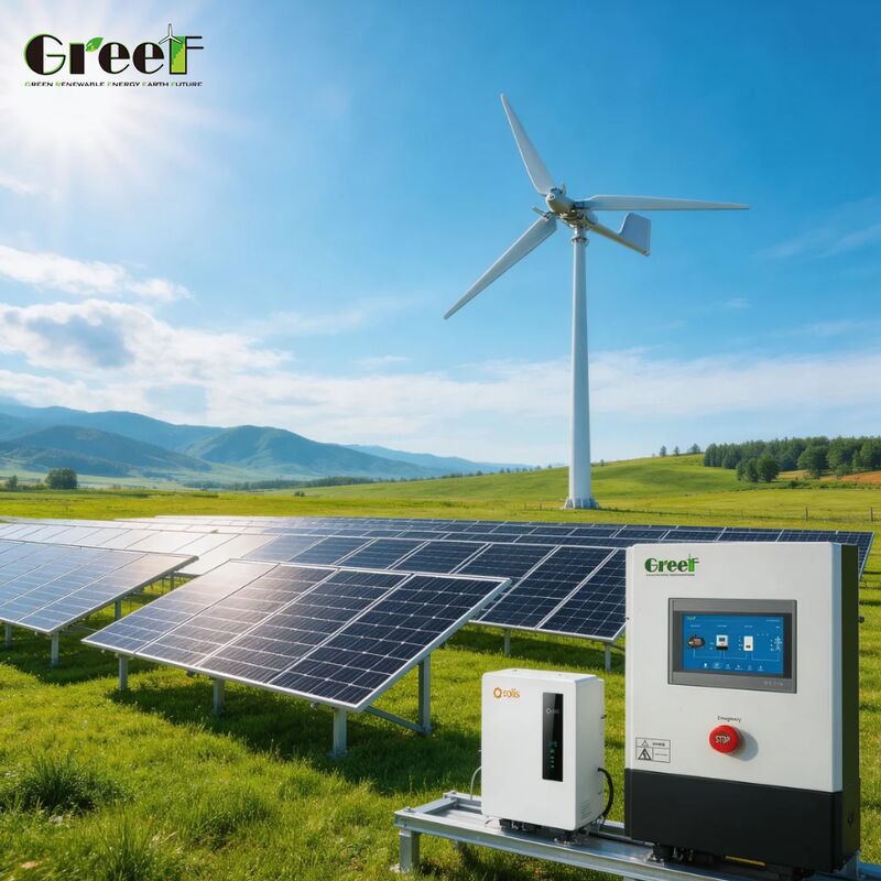 95% 효율성 MPPT 제어기 재생 에너지용 RS485/CAN/USB 인터페이스를 갖춘 하이브리드 태양 시스템