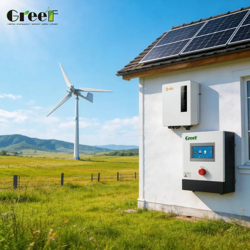 운영 고도 4000m 95% 효율성 하이브리드 태양 시스템 온그리드 및 오프그리드 애플리케이션을 위한 풍력-태양 하이브리드 발전기