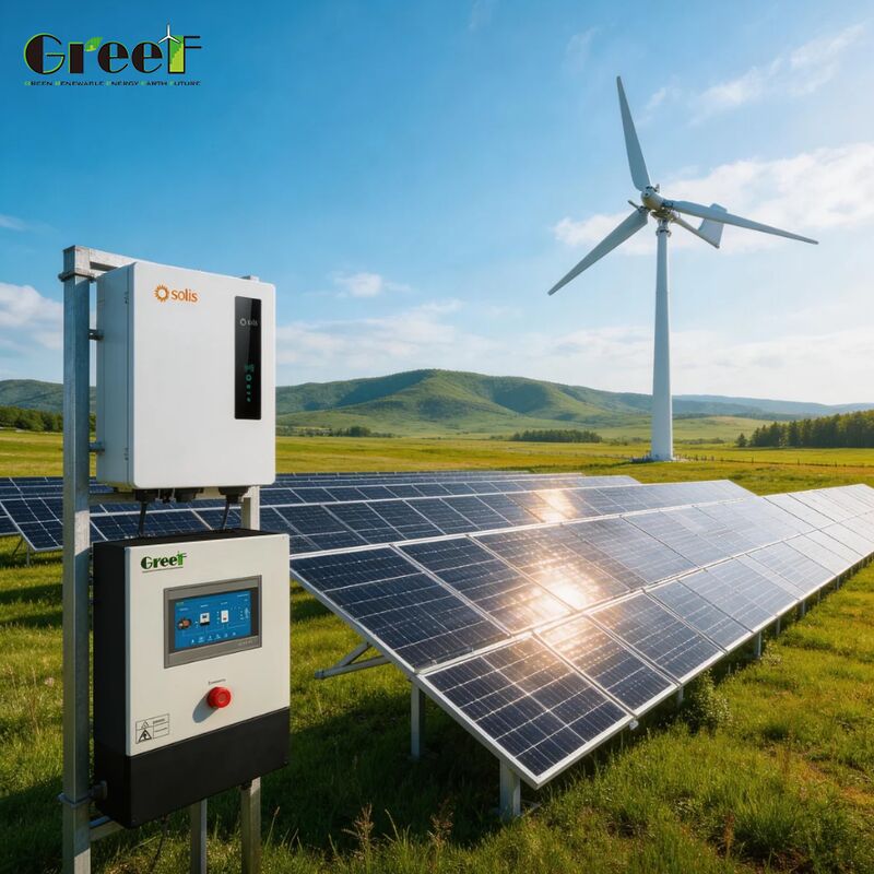 95% 효율성 MPPT 컨트롤러와 4000m 운영 고도와 함께 가정 및 상업용 하이브리드 태양 시스템