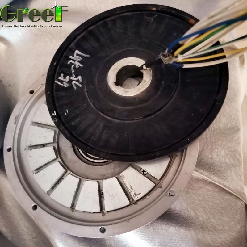 Low Start Torque Aluminum Alloy Shell Coreless Permanent Magnet Generator with Customized Rotate Speed