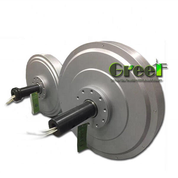 3 Phase Coreless Permanent Magnet Generator with Low Start Torque High Efficiency and Gearless Direct Drive for Industrial Applications