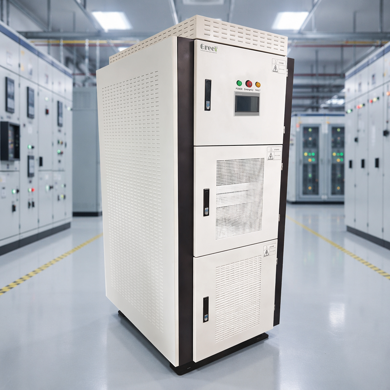 -40°C ~ 60°C 작동 범위, IP20 보호 등급, 100-1000kW 정격 출력을 갖춘 계통 연계형 수력 인버터