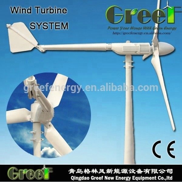 CE 증명서와 가정용을 위한 / 송배전망 밖 풍력 발전기 터빈에 작은 10KW