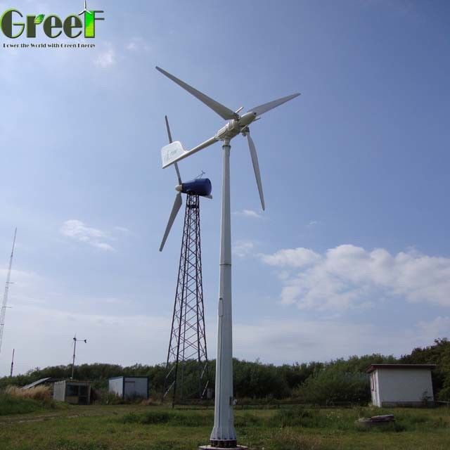 SWT 5kw 10kw 피치 제어 풍력 터빈 친환경 에너지 시스템을위한 홈 LiFePO4 배터리