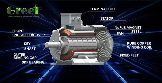 저회전 영구 자석 발전기 3년 보증으로 5kw 10kw 50kw 200kw